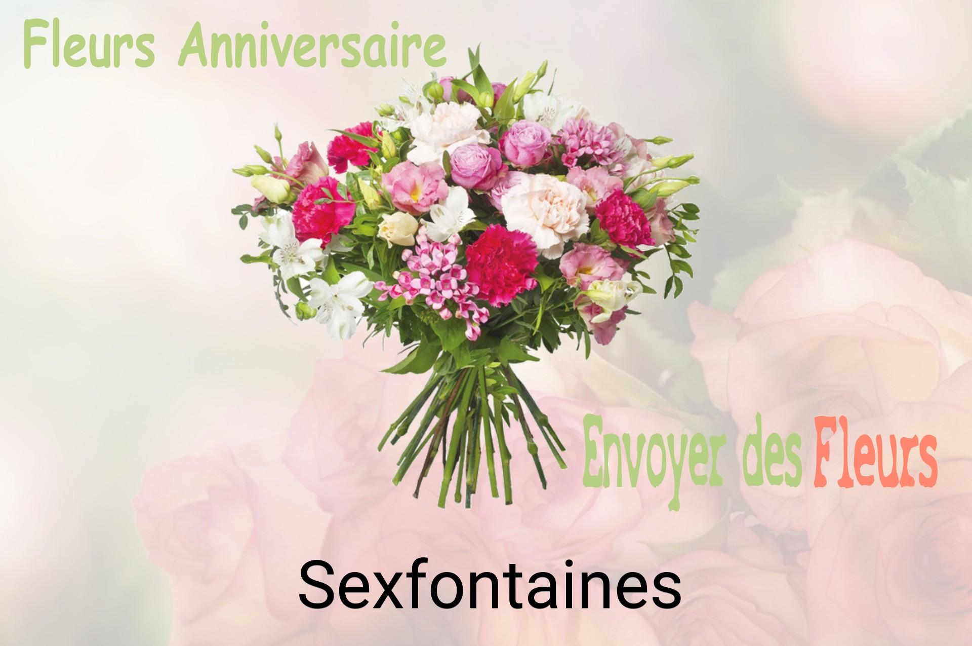 Bouquet de fleurs d’anniversaire livré à Sexfontaines